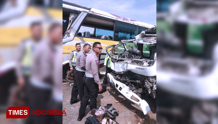 Kecelakaan Lalu Lintas di Tol Cipali Indramayu (FOTO: Dok. Satlantas Polres Indramayu For TIMES Indonesia)