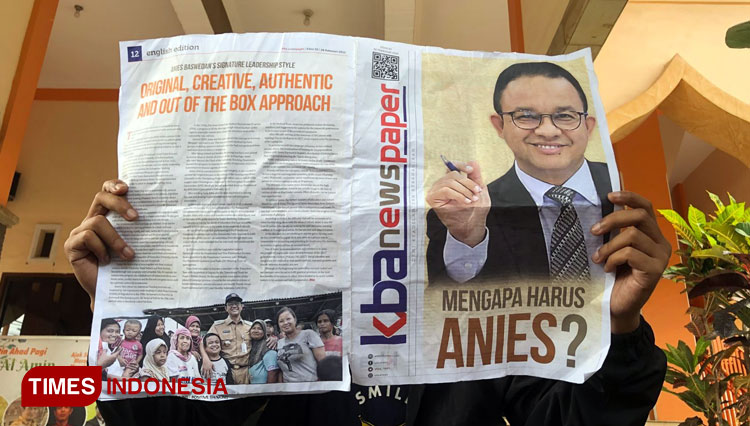 Tabloid Anies Baswedan Viral, Tersebar di Masjid Kota Malang
