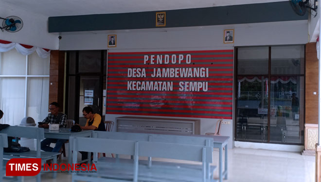 Pusat Pemerintahan Desa (Kantor Desa) Jambewangi, Kecamatan Sempu, Banyuwangi, Jawa Timur. (Foto: Ahmad Sahroni/TIMES Indonesia)