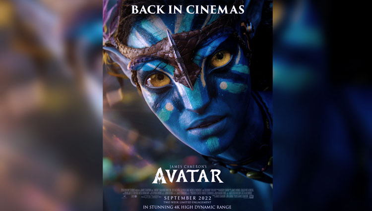 Versi Ulang Film Avatar Kembali Ditayangkan di Bioskop 23 September Mendatang