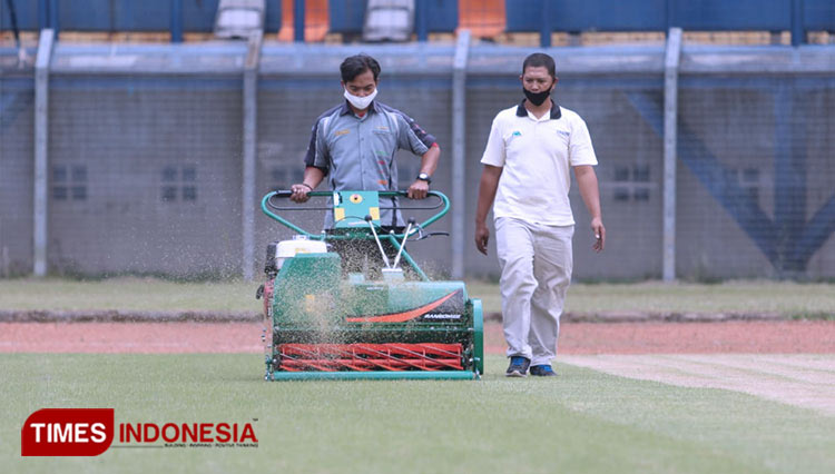 Jadi Venue Piala Dunia U-20, Stadion Si Jalak Harupat Kabupaten Bandung Kedatangan Tim Inspeksi FIFA