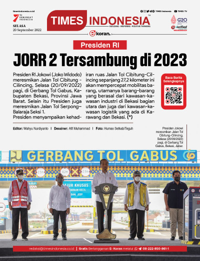 Edisi Selasa, 20 September 2022: E-Koran, Bacaan Positif Masyarakat 5.0