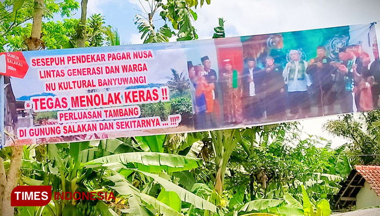 Muncul Banner Upaya Adu Domba, Warga Pesanggaran Banyuwangi Diminta Tidak Mudah Terprovokasi