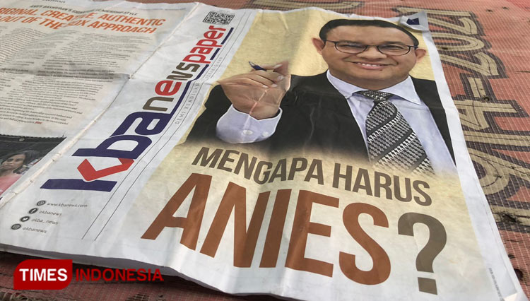 Tanda Tanya Penyebar Tabloid Anies Baswedan di Masjid Kota Malang