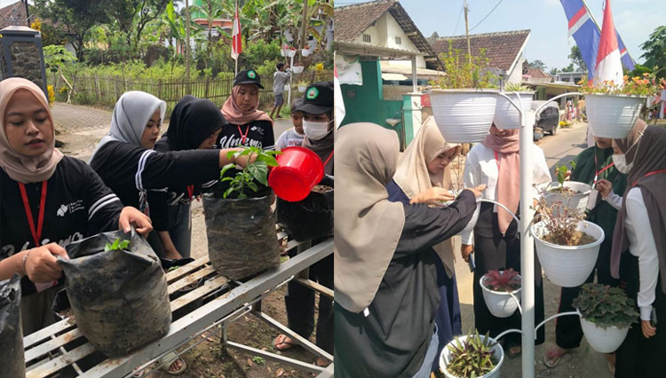 KSM Unisma Malang Melestarikan Kawasan Rumah Pangan Lestari