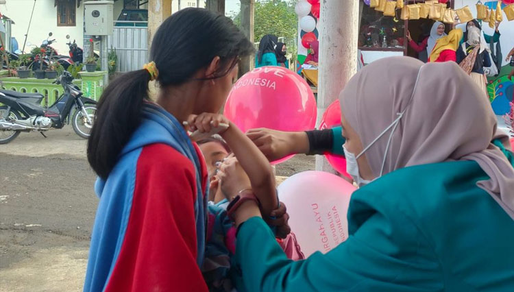 KSM Unisma Malang Sukseskan Bulan Imunisasi Anak Nasional 2022