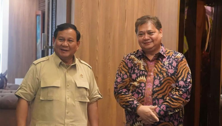 Pertemuan Airlangga dan Prabowo Cerminan Peta Koalisi Pilpres Masih Cair