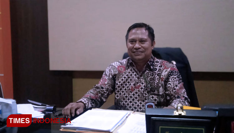 Ketua KPU Kabupaten Garut Junaidin Basri. (FOTO: Dok Fani Ferdiansyah/TIMES Indoensia)
