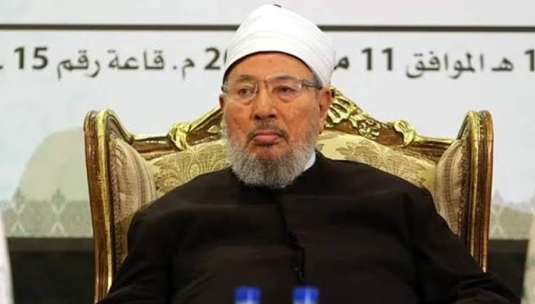 Cendikiawan Muslim Yusuf Al-Qaradawi saat hidupnya. (FOTO: AFP)
