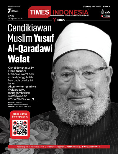 Edisi Senin, 26 September 2022: E-Koran, Bacaan Positif Masyarakat 5.0