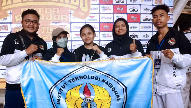 Atlet Taekwondo ITN Malang Raih 5 Medali di Kejurprov Antar Pelajar