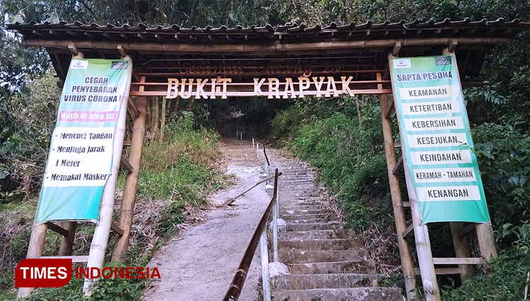 Campground Bukit Krapyak, Pacet, Kabupaten Mojokerto, Senin (26/9/2022) (Foto: Thaoqid Nur/TIMES Indonesia)