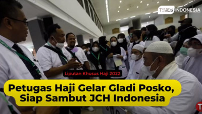 Petugas Haji Gelar Gladi Posko, Siap Sambut JCH Indonesia