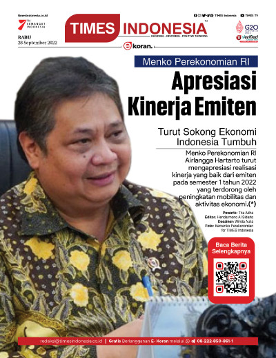 Edisi Rabu, 28 September 2022: E-Koran, Bacaan Positif Masyarakat 5.0