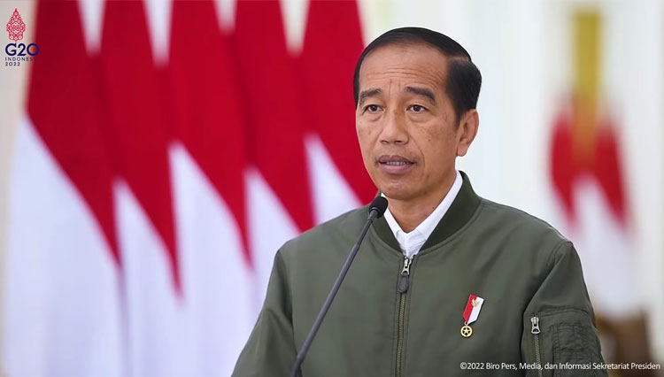 Presiden Joko Widodo sampaikan dukacitanya atas meninggalnya 129 orang dalam tragedi Stadion Kanjuruhan. (FOTO: Youtube Sekretariat Presiden) 