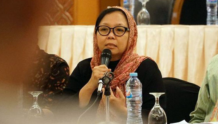 Direktur Jaringan GUSDURian Indonesia, Alissa Wahid. (FOTO: CNNIndonesia/Danlela)