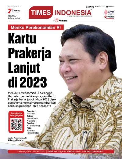 Edisi Selasa, 4 Oktober 2022: E-Koran, Bacaan Positif Masyarakat 5.0