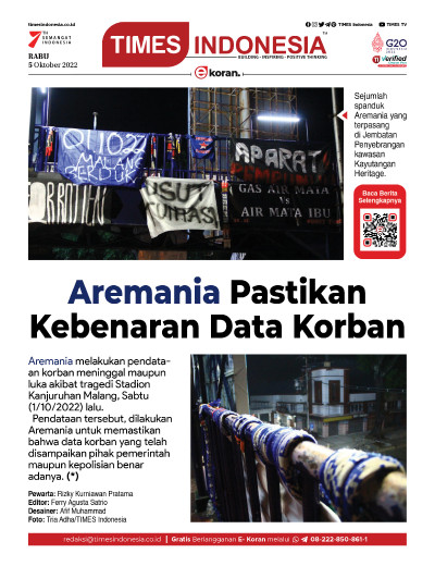 Edisi Rabu, 5 Oktober 2022: E-Koran, Bacaan Positif Masyarakat 5.0