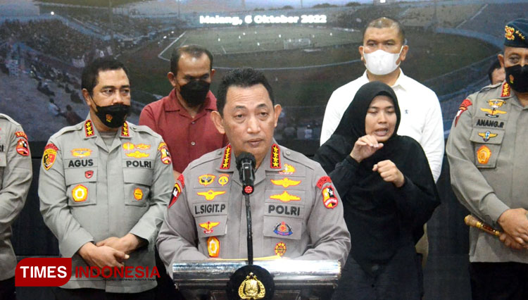The Chief of the Indonesian National Police Gn. Listyo Sigit Prabowo. (Photo: Adhitya Hendra/TIMES Indonesia)
