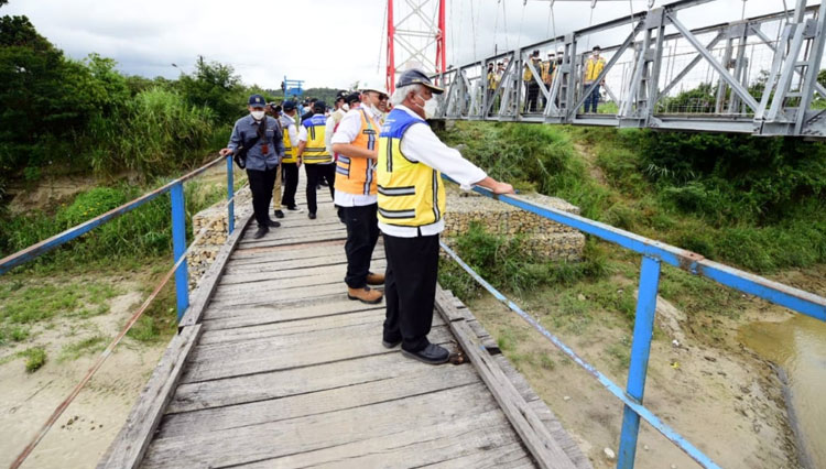 Tinjau Penanganan Darurat Gempa Tapanuli Utara, Menteri PUPR RI: Kami Segera Tangani Perbaikan Fasum dan Fasos