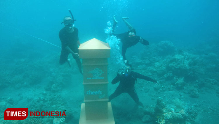 Bisa Kirim Surat dari Bawah Laut, Begini Serunya Diving di Pantai GWD Banyuwangi