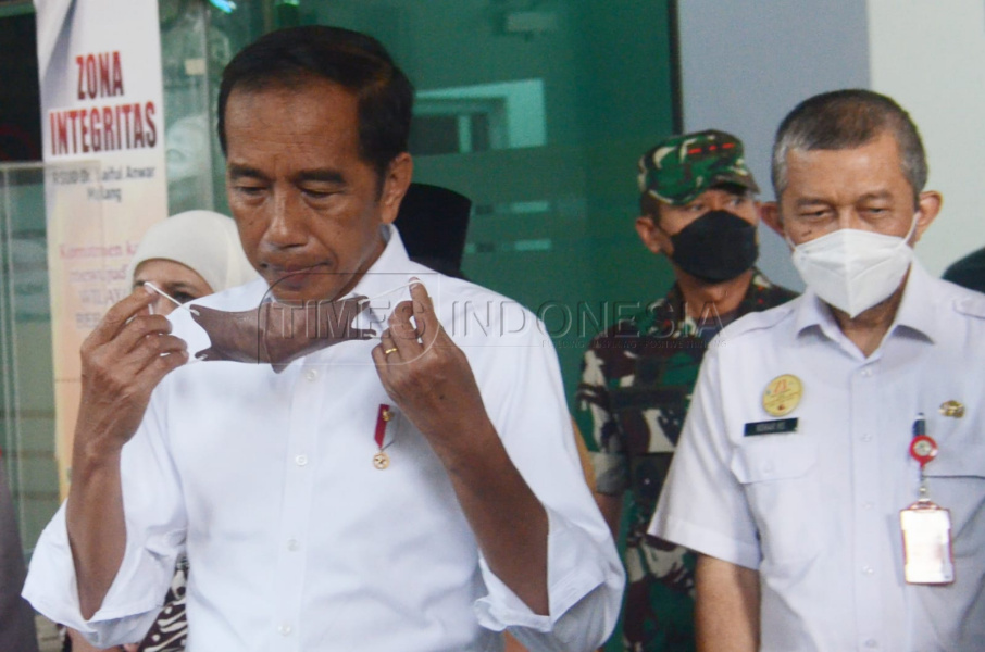 Presiden Jokowi Jenguk Korban Tragedi Kanjuruhan