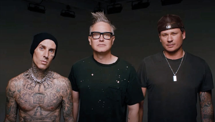 Foto Personil Blink 182 saat promosi comeback mereka melalui Instagram mereka. (Foto: Blink 182)