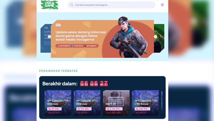 VocaGame, Aplikasi Top Up Diamond Game Online Besutan Arek Suroboyo