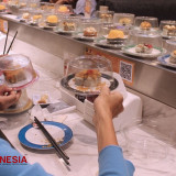 Hadirkan Sushi Confeyor Pertama di Kota Kediri, Sajikan Puluhan Rasa Sushi 