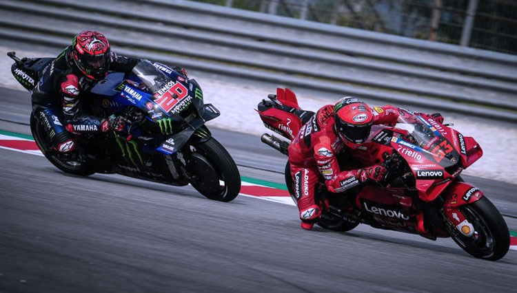 Fabio Quartararo alami retak pada jari kirinya, Francesco Bagnaia crash 2 kali dalam babak kualifikasi MotoGP Malaysia. (FOTO: motogp.com)