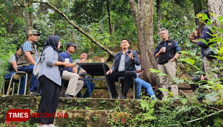 Konjen Istanbul Bahas Kopi Kabupaten Bandung di Gunung Puntang