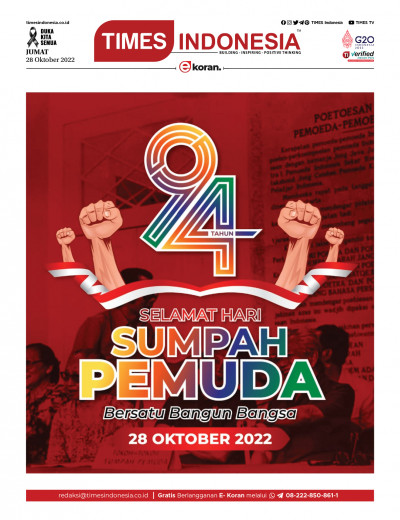 Edisi Jumat, 28 Oktober 2022: E-Koran, Bacaan Positif Masyarakat 5.0 