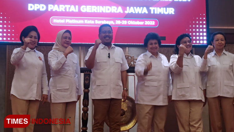 Pelantikan Pengurus PIRA Jatim, Perempuan Gerindra Pacu Mesin Pemenangan Prabowo