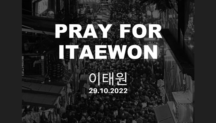 Poster dari tragedi Itaewon di korea selatan (Sumber foto: Twitter)
