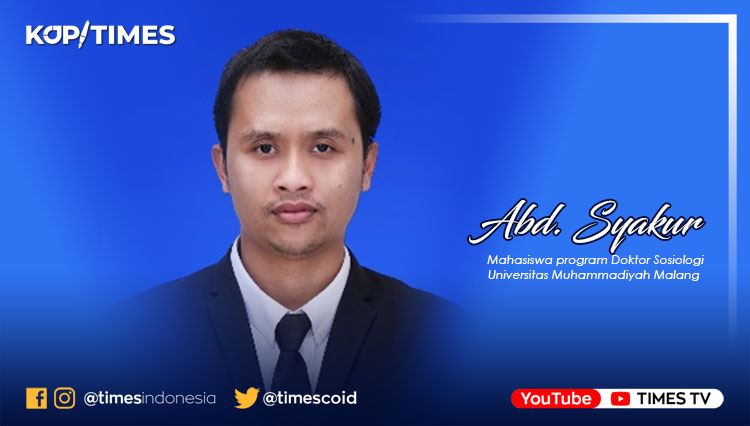 Abd. Syakur, mahasiswa program Doktor Sosiologi Universitas Muhammadiyah Malang.
