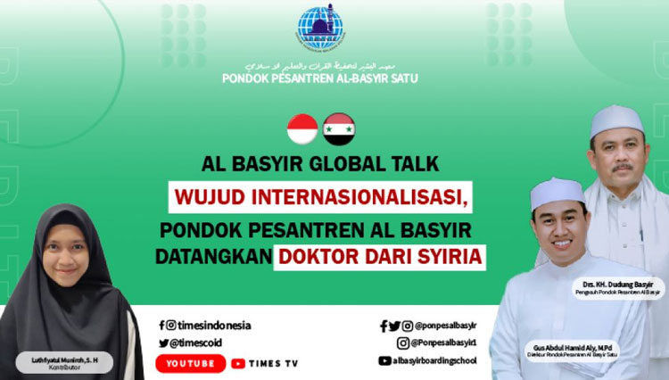 Pondok Pesantren Al Basyir gelar kegiatan Global Talk Series 1, Sabtu (29/10/2022). (FOTO: AJP TIMES Indonesia)