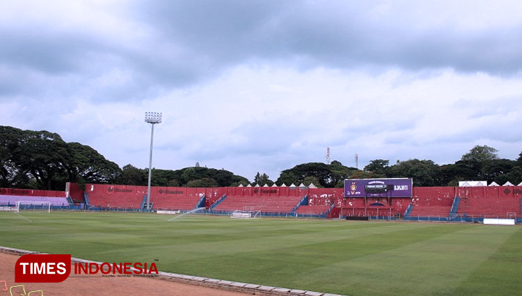 Evaluasi Kelaikan, Kementrian PUPR RI Kumpulkan Data Stadion Brawijaya Kota Kediri 