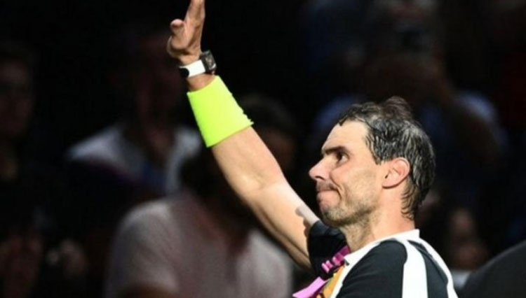 Rafael Nadal yang harus menyerah kalah dari petenis Amerika Serikat, Thomas Paul.(FOTO: BBC/Getty Image)