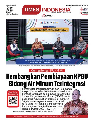 Edisi Jumat, 4 November 2022: E-Koran, Bacaan Positif Masyarakat 5.0