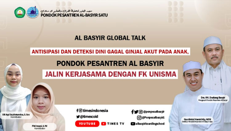 Webinar PP Al Basyir dan FK Unisma untuk antisipasi gagal ginjal akut pada anak, Selasa (1/11/2022). (FOTO: AJP TIMES Indonesia)