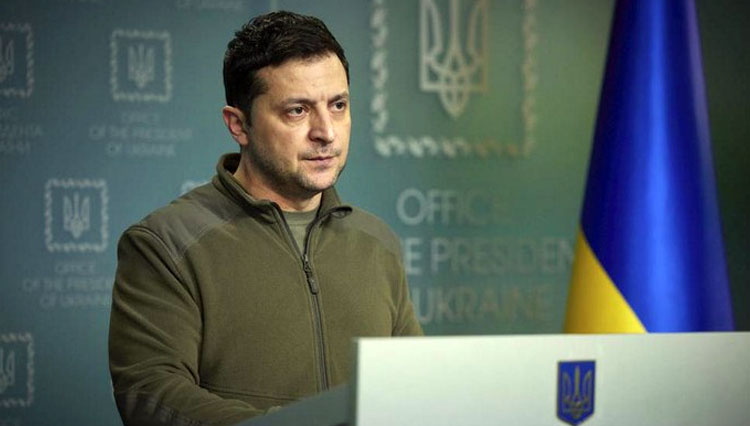 President of Ukraine Volodymyr Zelenskyy. (Photo: Foto: Ukrainian Presidential Press Office via AP)