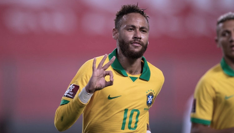 Striker Neymar Jr menjadi andalan Timnas Brasil di Piala Dunia 2022 Qatar. (foto: Nyemarjr.com) 