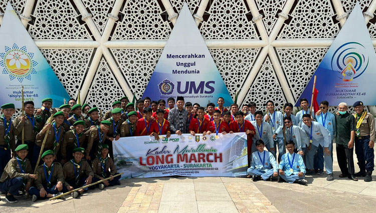 Meriahkan Muktamar ke- 48 Muhammadiyah, Kader Terbaik Muallimin Longmarch Menuju Edutorium UMS