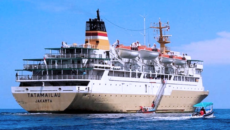 KM. Tatamailau cruise ship. (Photo: PT. Pelni for TIMES Indonesia)