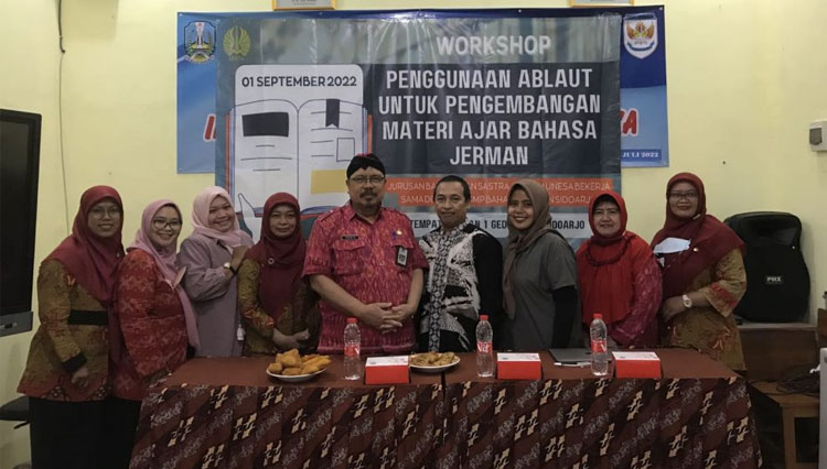 Workshop pengembangan materi ajar Bahasa Jerman. (FOTO: AJP TIMES Indonesia)