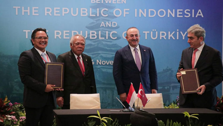 Menteri PUPR RI Hadiri Penandatanganan Kerja Sama Bilateral Indonesia dengan Turki