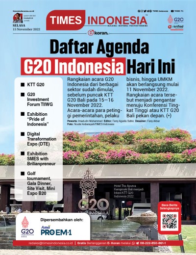 Edisi Selasa, 15 November 2022: E-Koran, Bacaan Positif Masyarakat 5.0