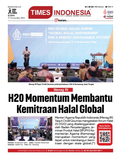 Edisi Kamis, 17 November 2022: E-Koran, Bacaan Positif Masyarakat 5.0