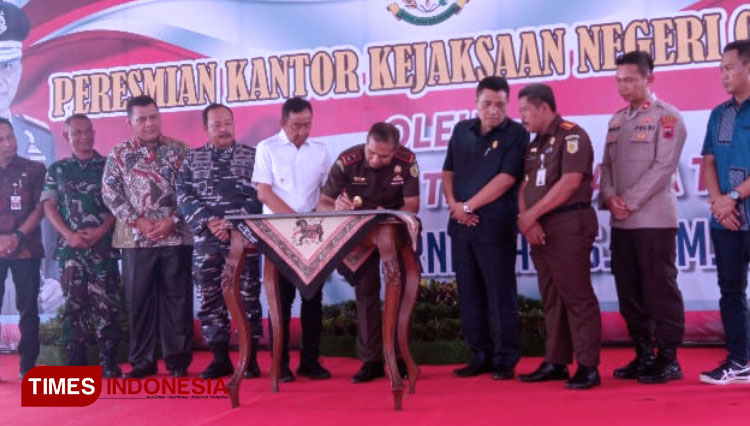 Resmikan Gedung Baru Kejaksaan Negeri Cilacap, Kajati Jateng: Penting untuk Menunjang Kinerja