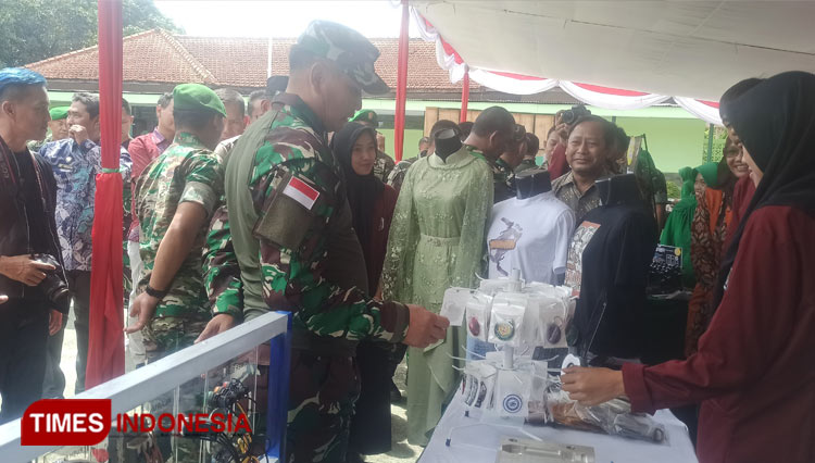 Pangdam III Siliwangi, Mayor Jenderal Kunto Arief Wibowo melakukan kunjungan kerja ke Makodim 0617/Majalengka. (FOTO: Jaja Sumarja/TIMES Indonesia)